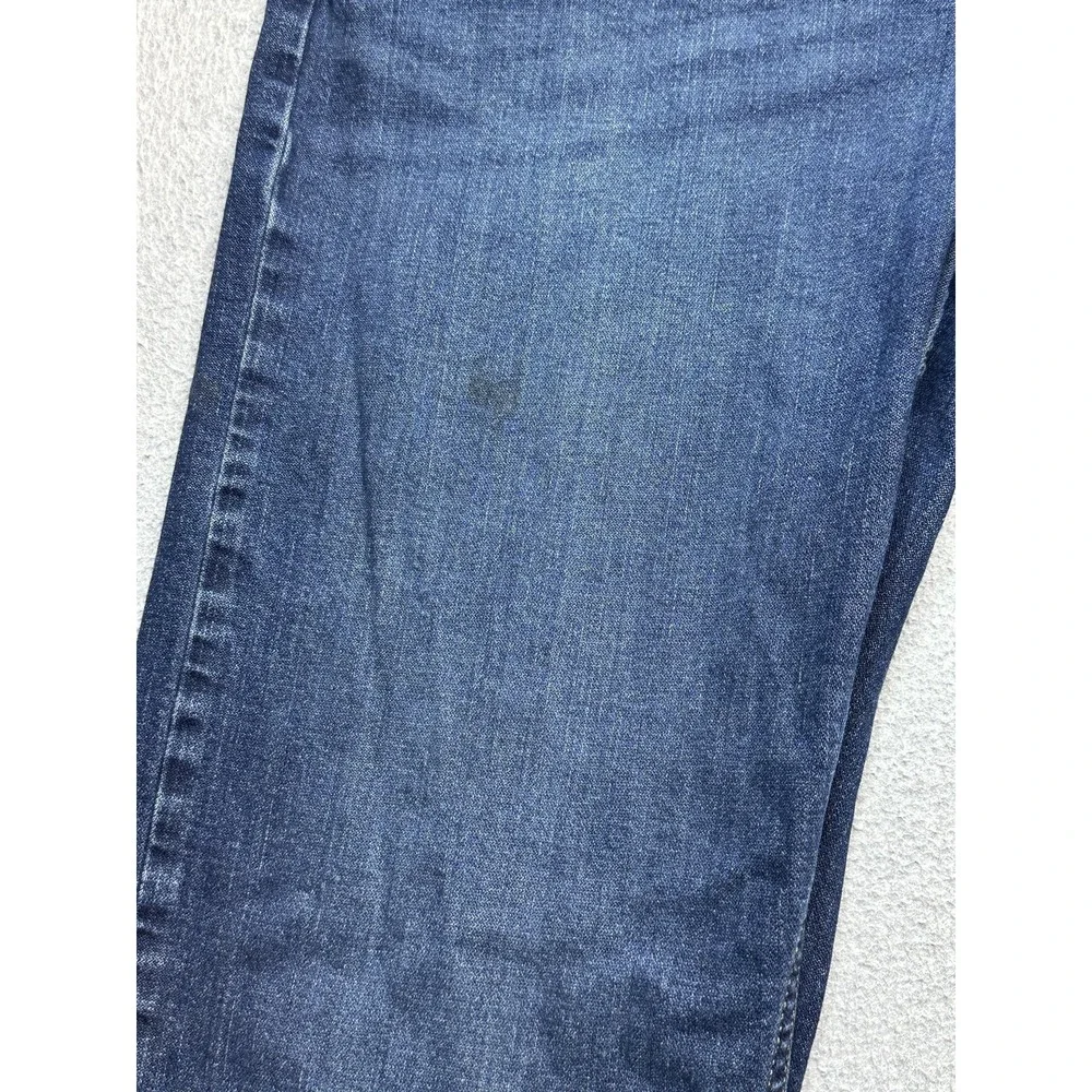 Wrangler Authentics Jeans Mens 34x34 (32x32) Blue Straight Leg Denim Medium Wash